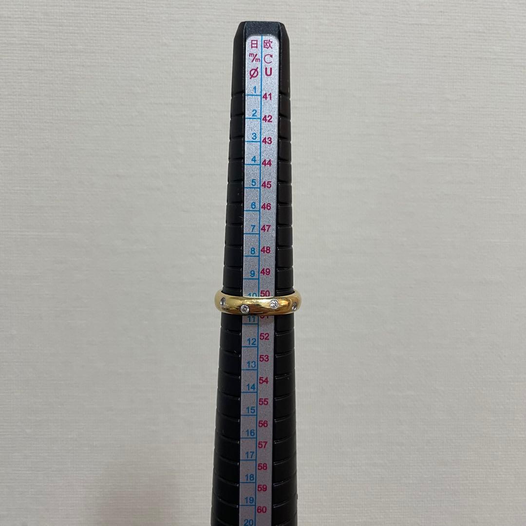 Tiffany & Co. ダイヤモンド ドッツリング イエローゴールド 10号