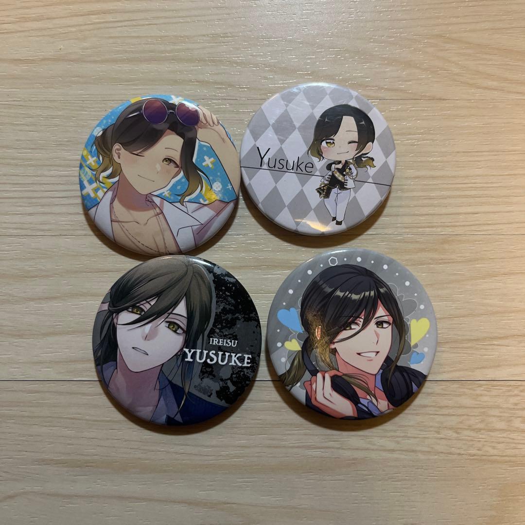 いれいす悠佑缶バッチ - メルカリ