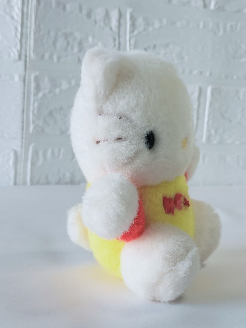 年代物/超激レア/入手困難/希少/1976年初期キティちゃんのぬいぐるみ/旧ロゴ