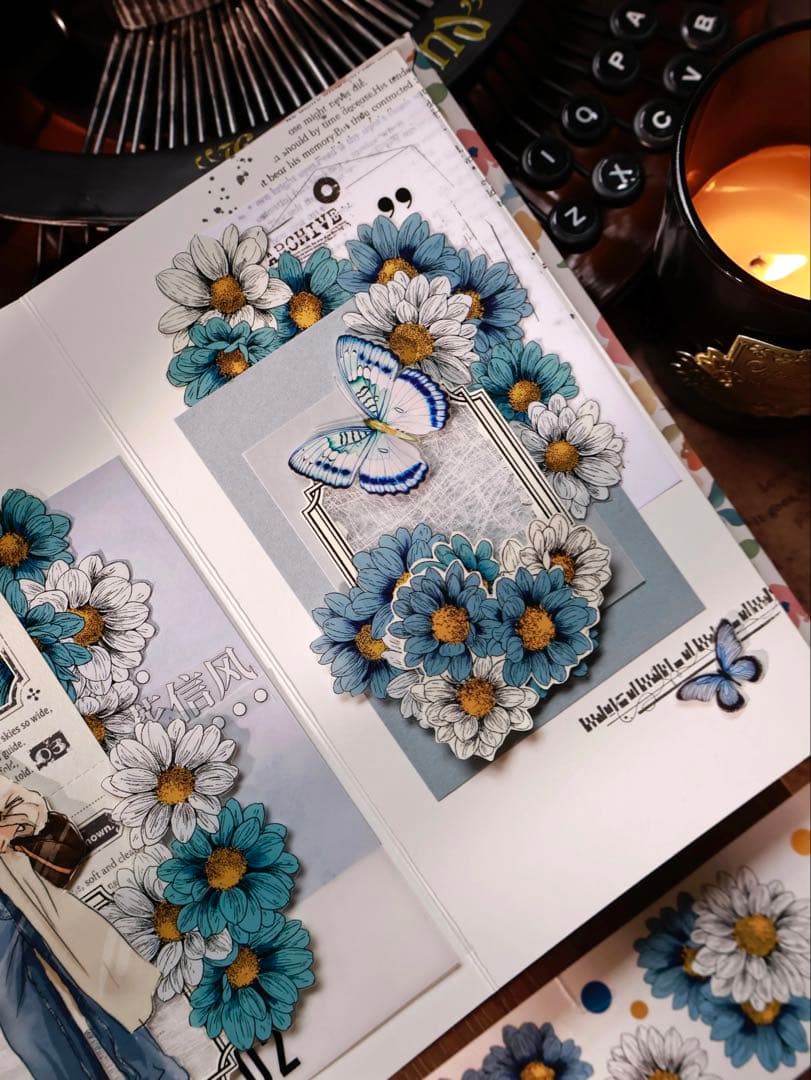 壹洱原创《梵高花园》海外マスキングテープ　マステ 【2555】