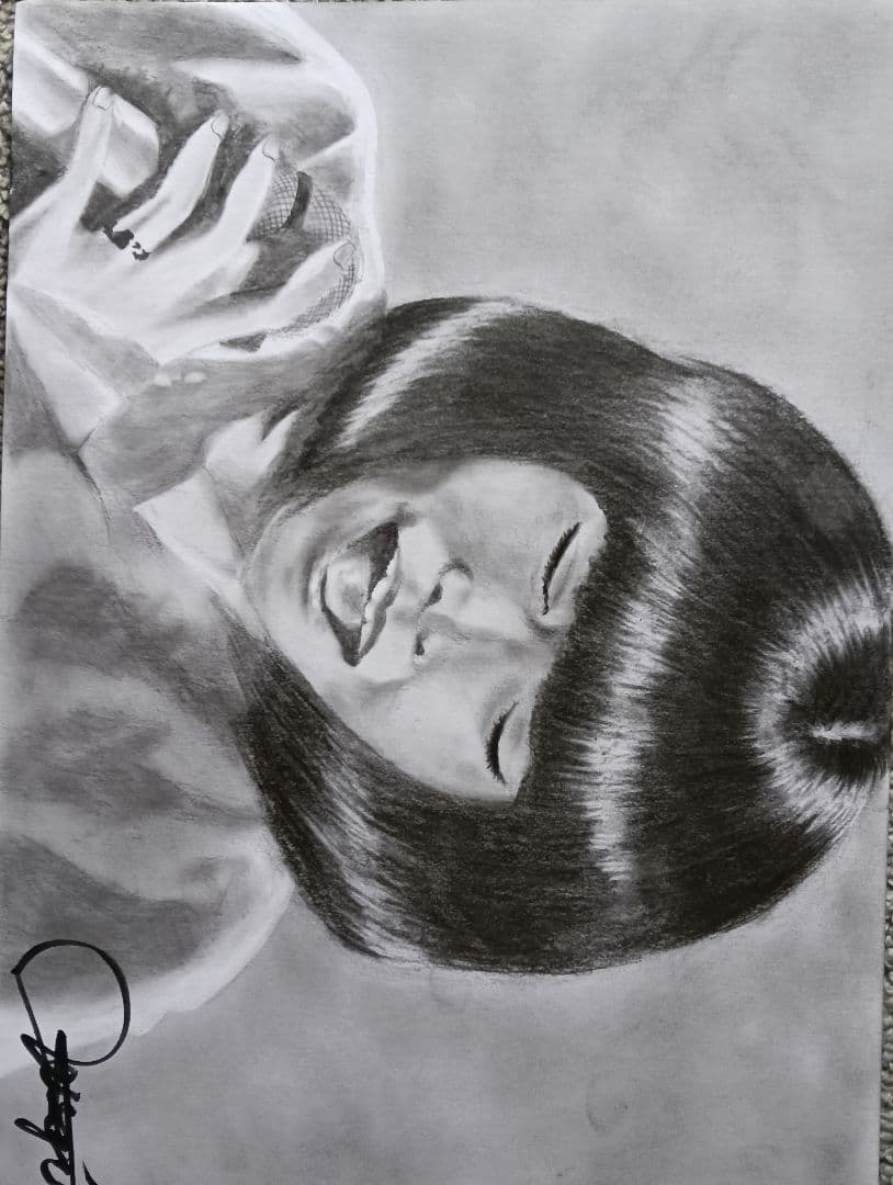 26万円幻想的な風景の鉛筆画 A4サイズ