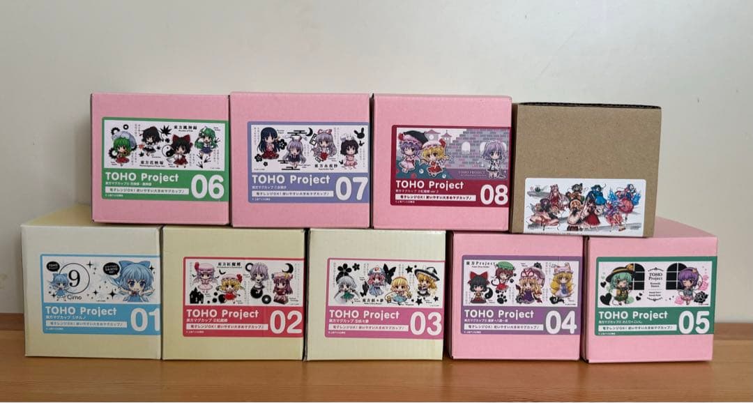 Gift 東方Project 東方 マグカップ　9個セット フィギュアメーカーGift -東方Project マグカップ 9・10-