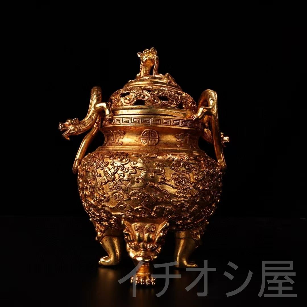 中国古美術・珍品旧藏・青銅器 豚形 食盒 蓋物 香炉 彫刻文様・置物