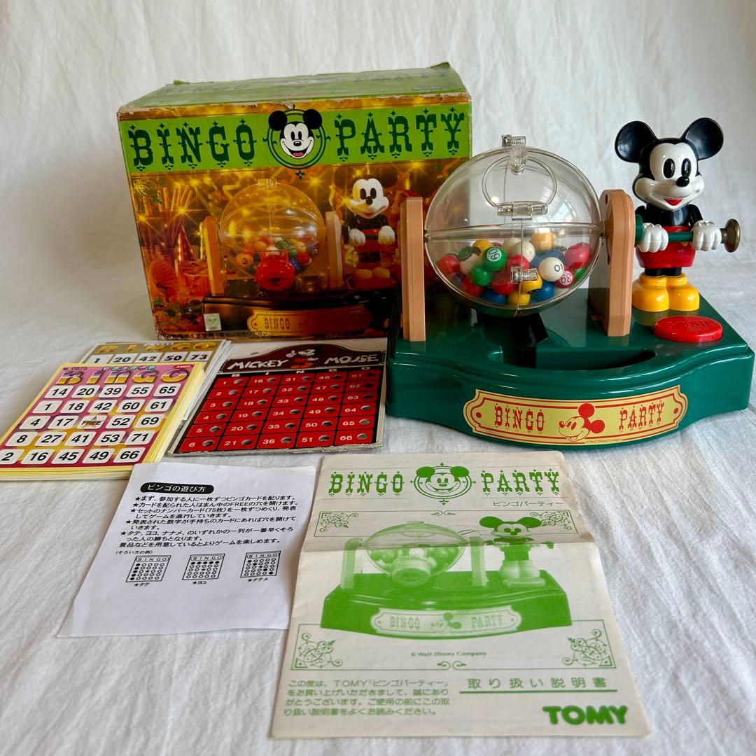 トミー ディズニー ビンゴパーティー 動作確認済み ビンゴマシーン