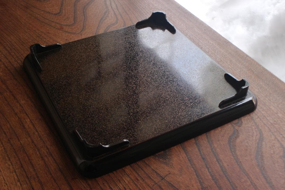 時代逸品！極上春の七草蒔絵の四方脚付膳（検輪島塗蒔絵お膳