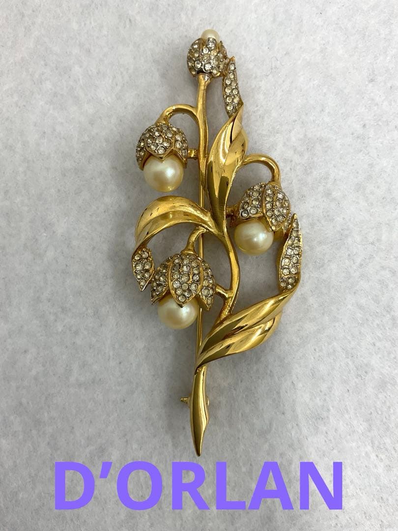 23.506【ブローチ】D'ORLAN ヴィンテージ ドーラン - メルカリ