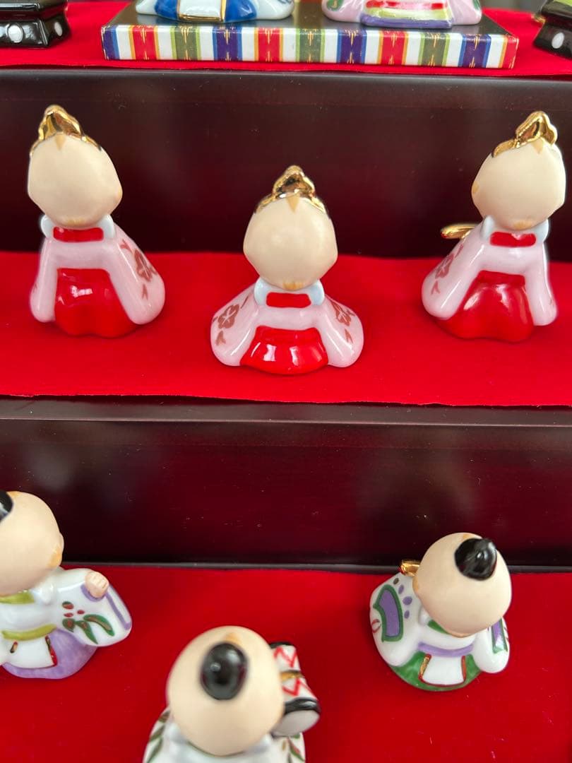 キューピー　お雛様3段かざり ローズオニール　加藤工芸