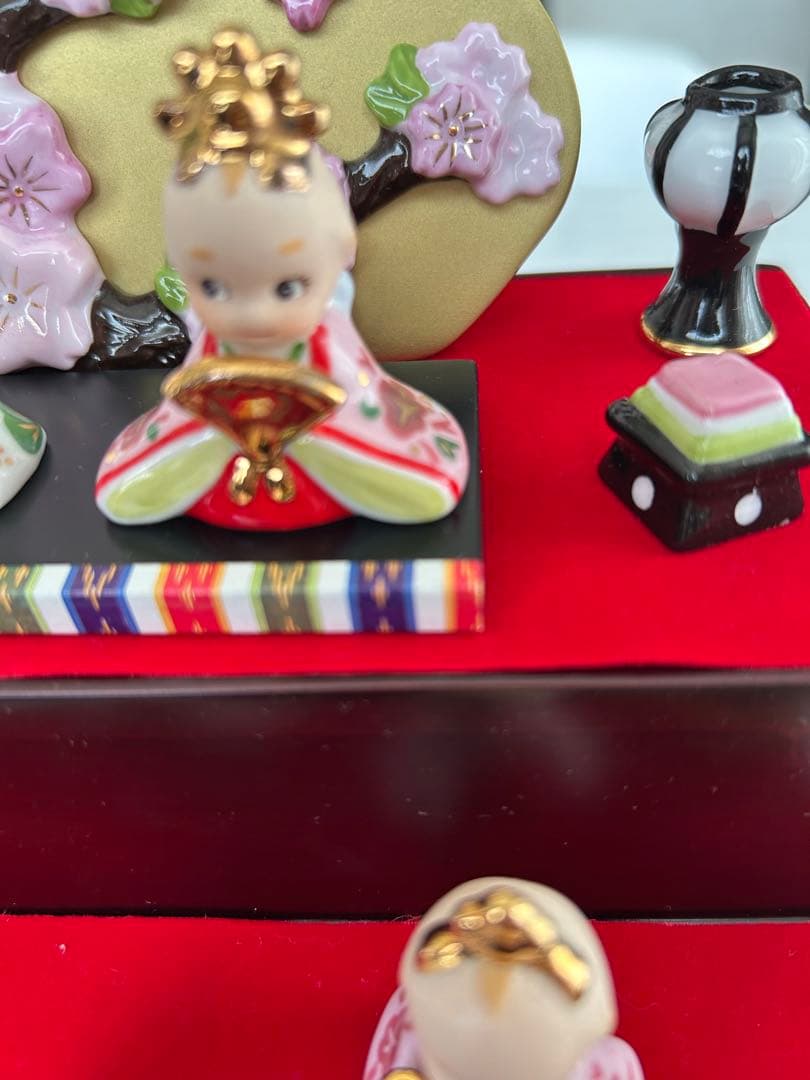 キューピー　お雛様3段かざり ローズオニール　加藤工芸