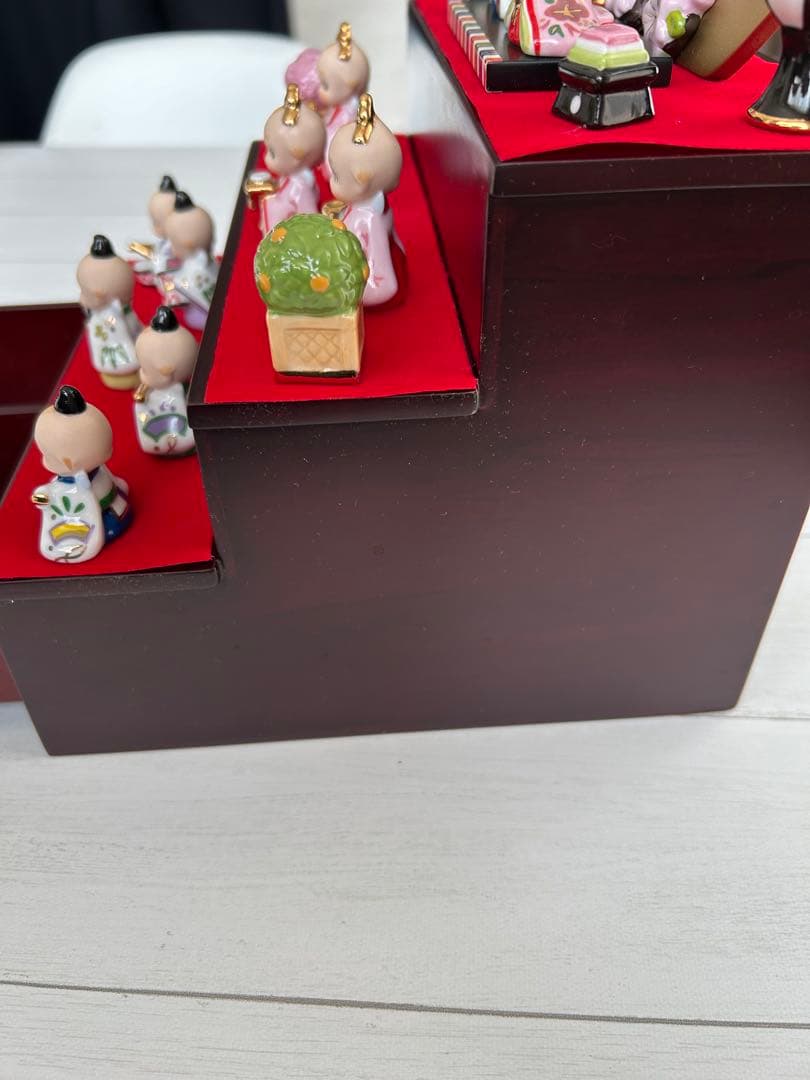 キューピー　お雛様3段かざり ローズオニール　加藤工芸