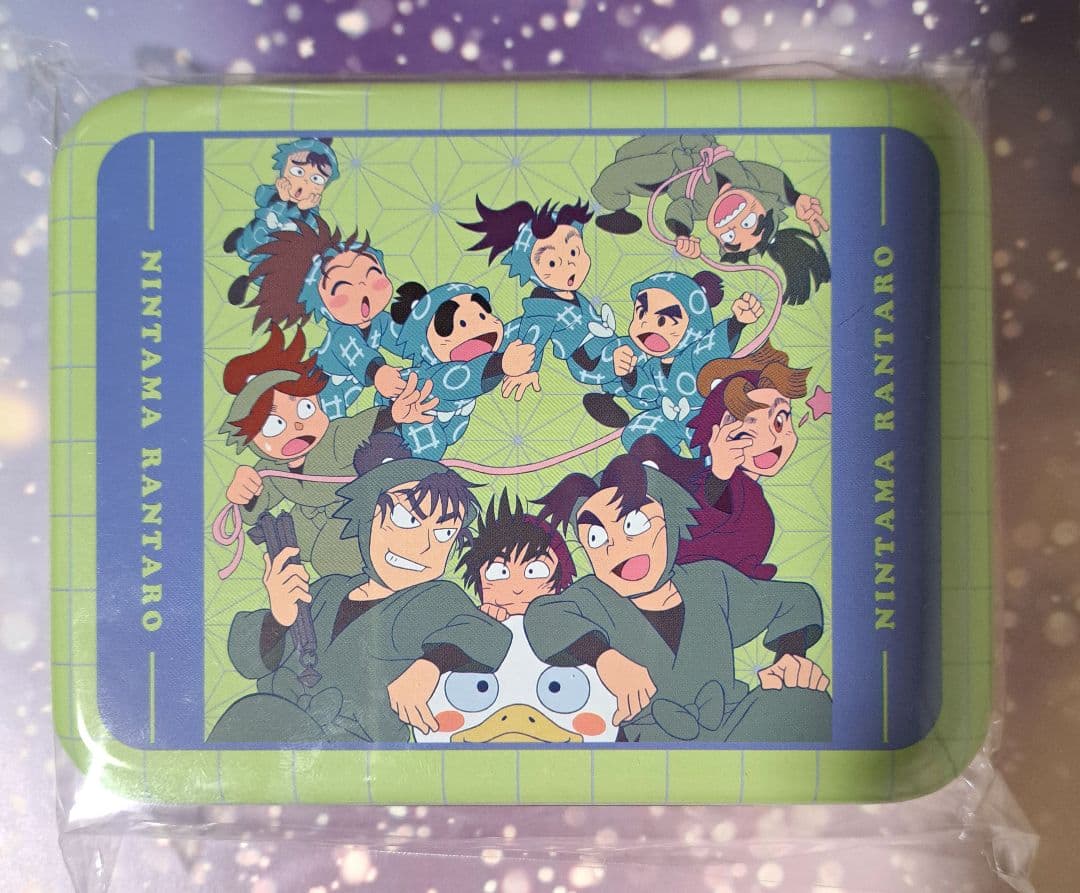 イオン限定 忍たま乱太郎 バレンタインクッキー缶 会計委員会＆用具