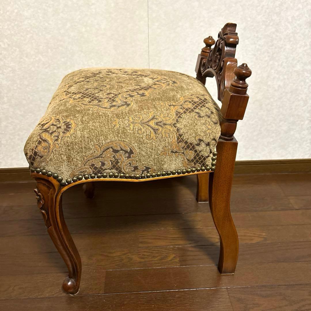 【美品】希少 アンティーク 猫脚 スツール