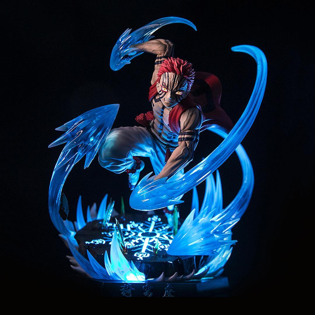 鬼滅の刃 上弦の参 猗窩座 1/6スケール 塗装済み完成