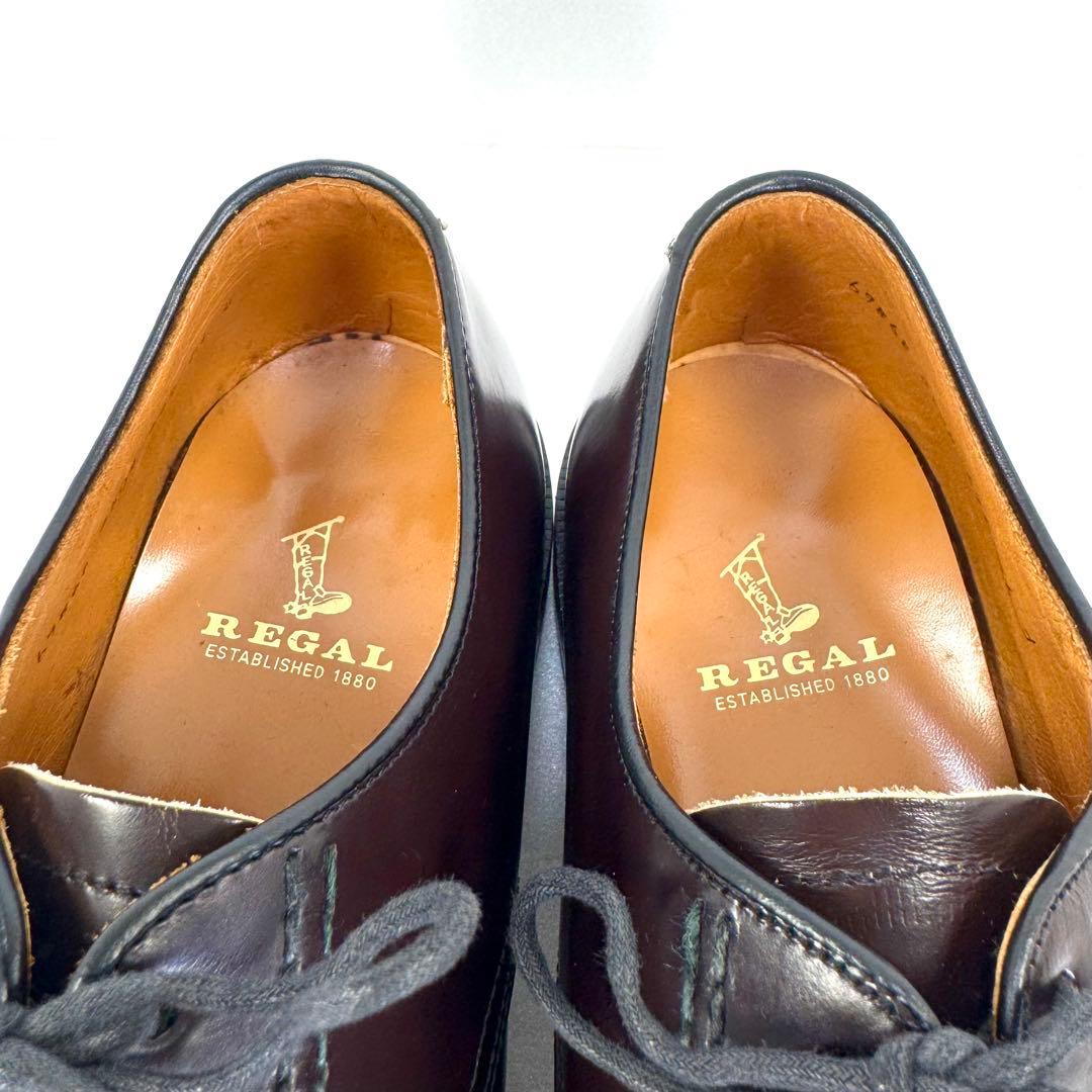 【REGAL】 リーガル （26cm） プレーントゥ 2504 ブラウン 美品