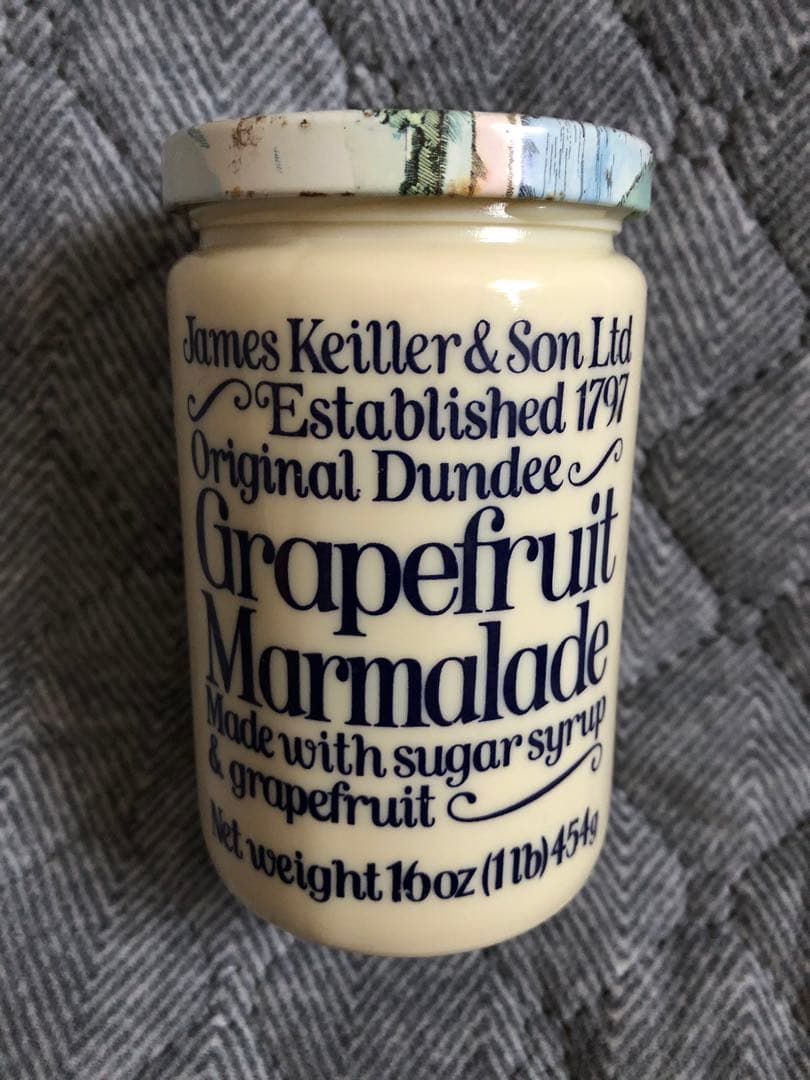 イギリス アンティーク DUNDEE マーマレードジャー グレープフルーツ
