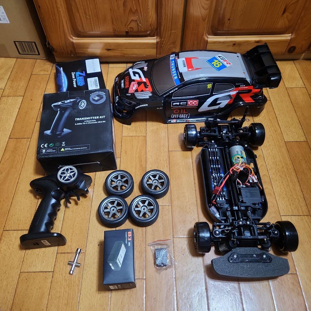 □専用□ タミヤ ドリフト ラジコン フルセット TT01 ラリー ボディ
