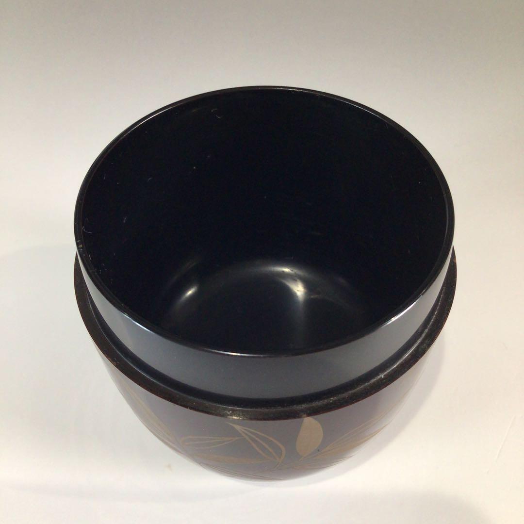 P629 棗 『吉田一峰作』『溜塗』『惺斉好』『笹蒔絵』『中棗』 共