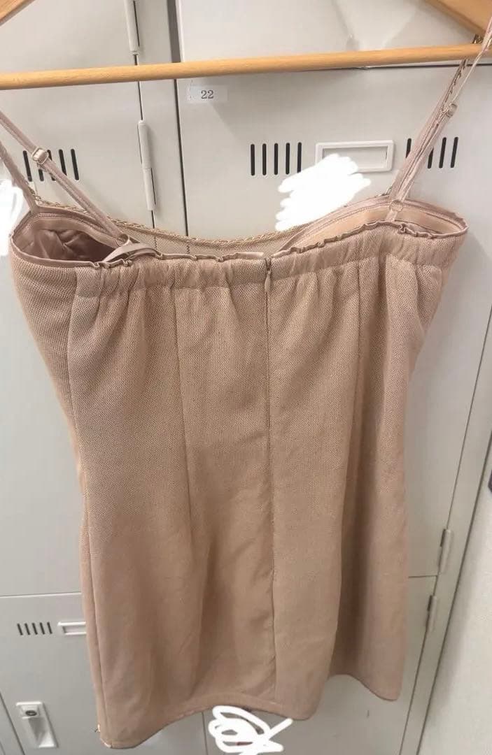 ROBE de FLEURS Glossy ラメチュール キャミソール