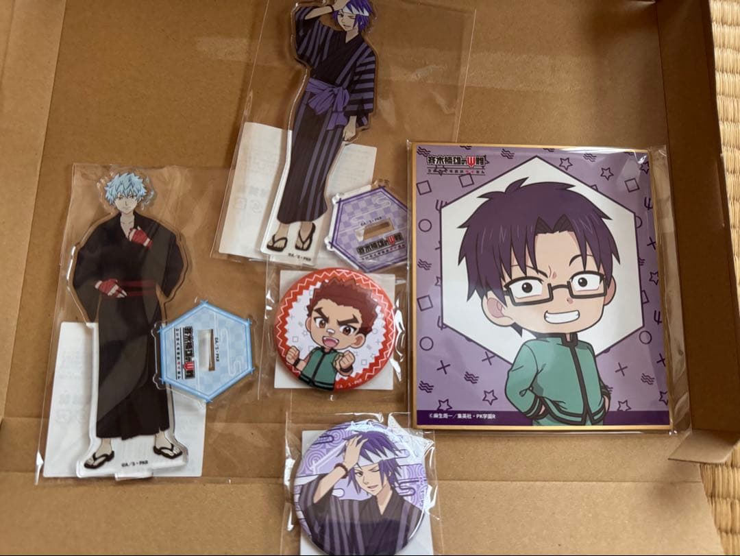 斉木楠雄のΨ難 キャラ福くじ 鳥束零太、海藤瞬 アクスタ - メルカリ