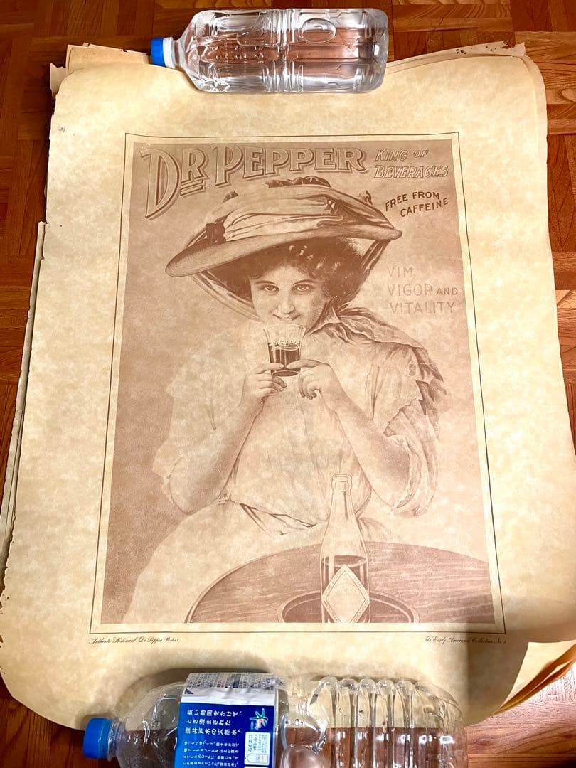 vintage antique Dr PEPPER ポスター6枚セット