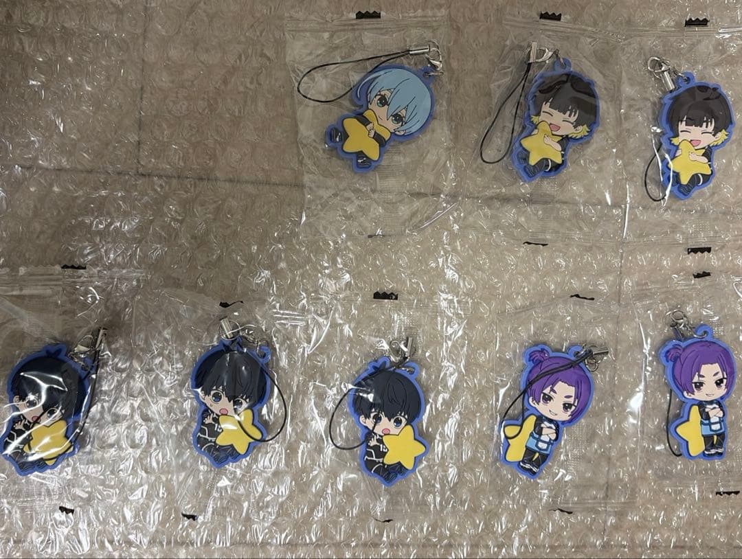 ブルーロック お星さまといっしょ　半立体ラバーストラップ各種　バラ売り可