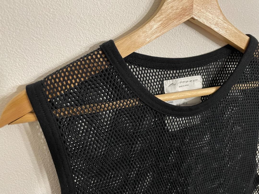 BLACKBIRD 25SS MESH TANK TOP BLACK 柿ノ葉 2025年最新】BLACKBIRD