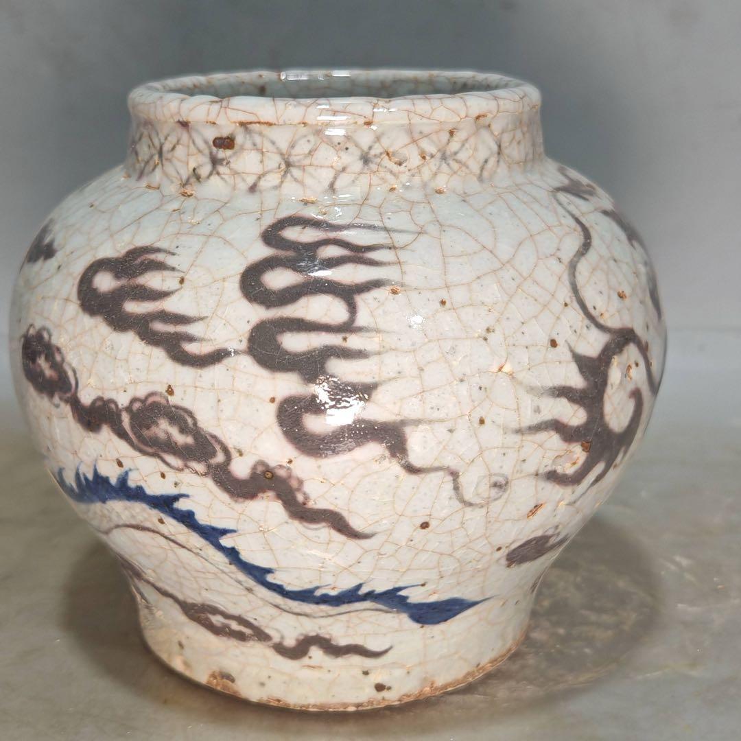 時代物 中国元時代 染付け 青花瓷 龍罐 時代物 2025年最新】元時代の染