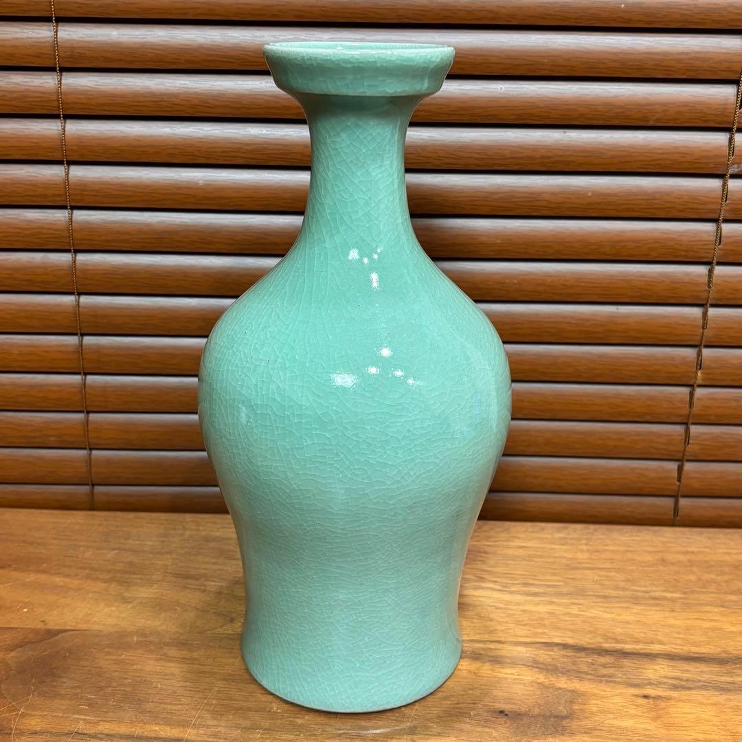 昔中国で購入 青磁 壺 - メルカリ