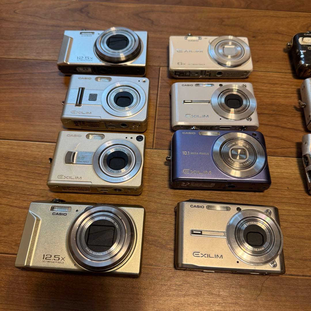 ジャンク16台セット CASIO EXILIM デジタルカメラ