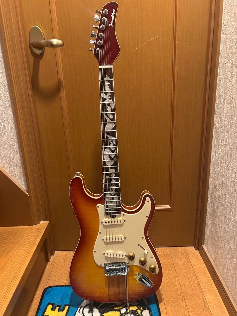 スティービーレイヴォーン　ハミルトン　Main 風コピーギター！　希少！ スティービーレイヴォーン ハミルトン Main 風コピーギター！ 希少！
