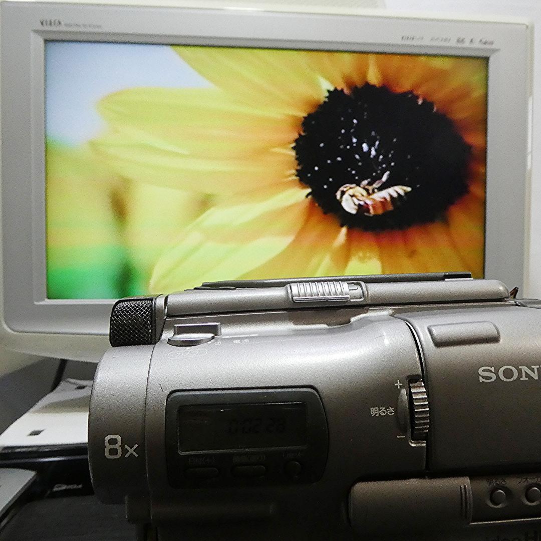 動作良好 ソニーVideoHi8 CCD-TR1 8ミリビデオ　DVD化に最適