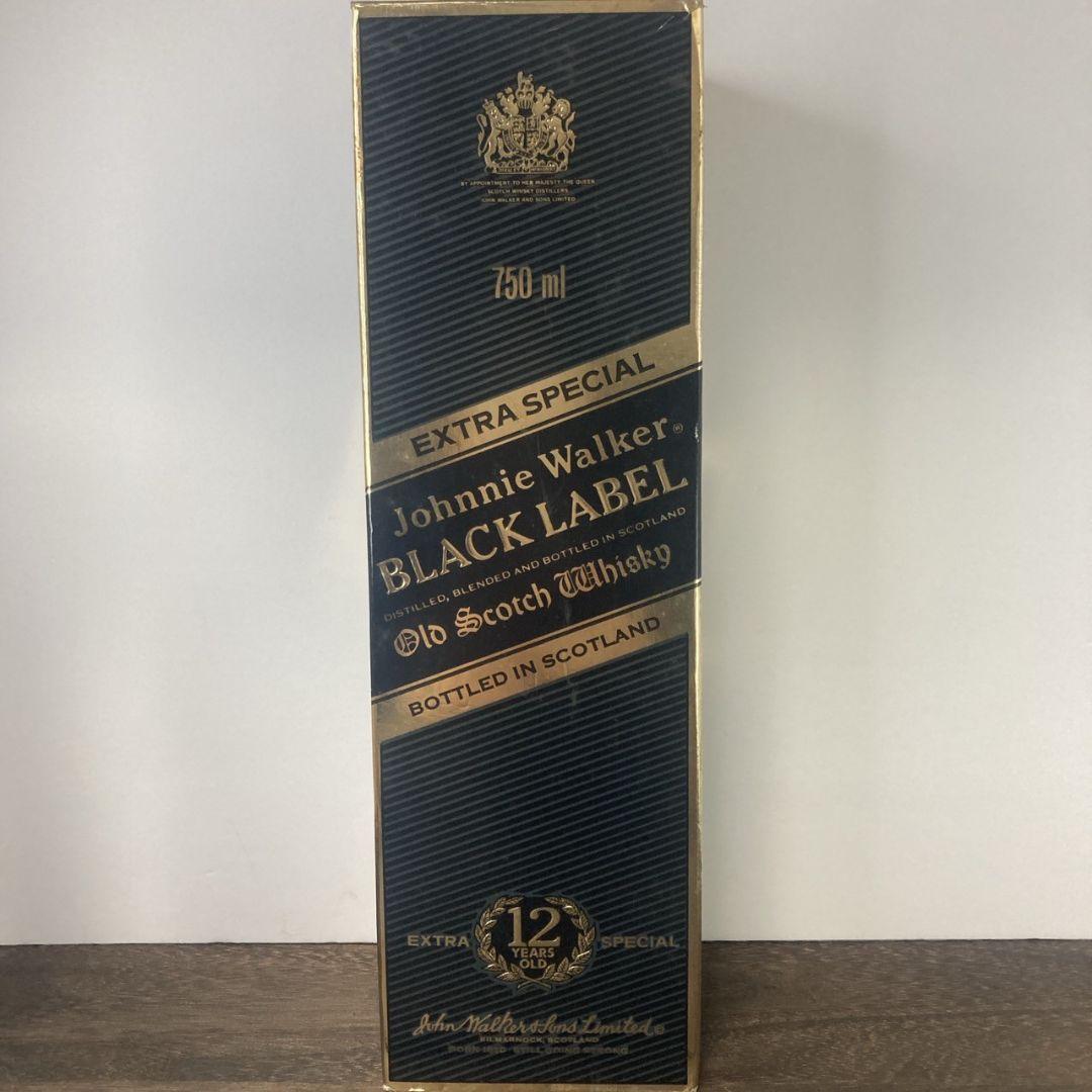 ジョニーウォーカー ブラックラベル 12年 エクストラ スペシャル 箱