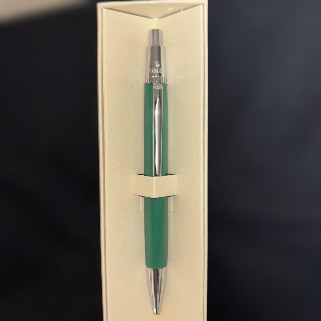 ROLEX ボールペン グリーン メタル