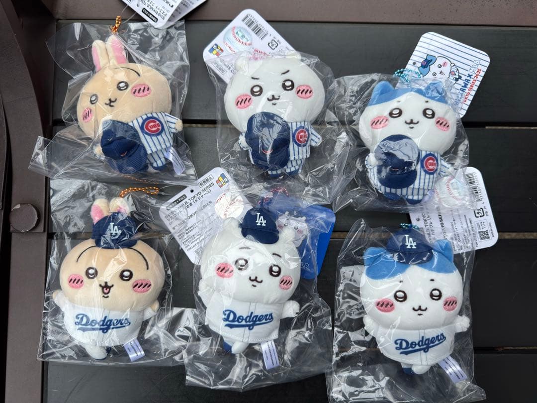 ちいかわ MLB TOKYO SERIES 2025 マスコット 6点セット