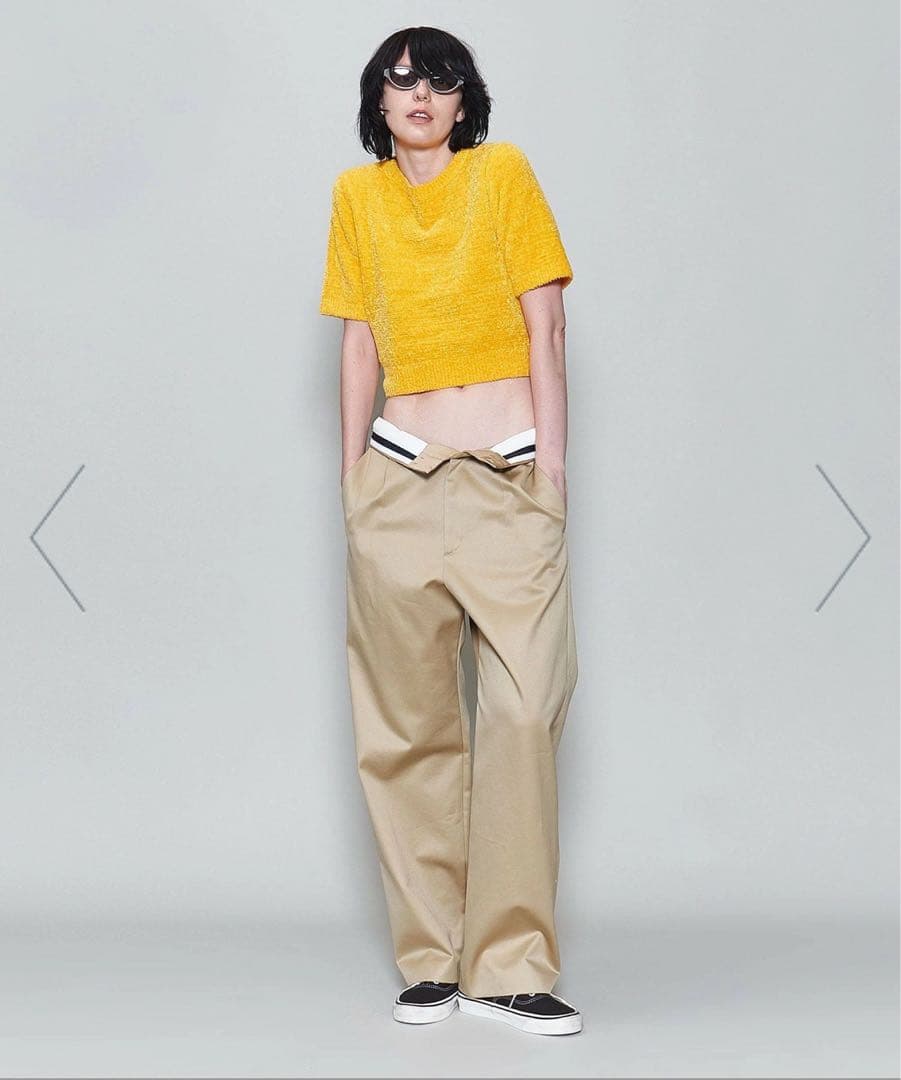 【新品・未使用・タグ付き】6(ROKU) コットン チノ パンツ