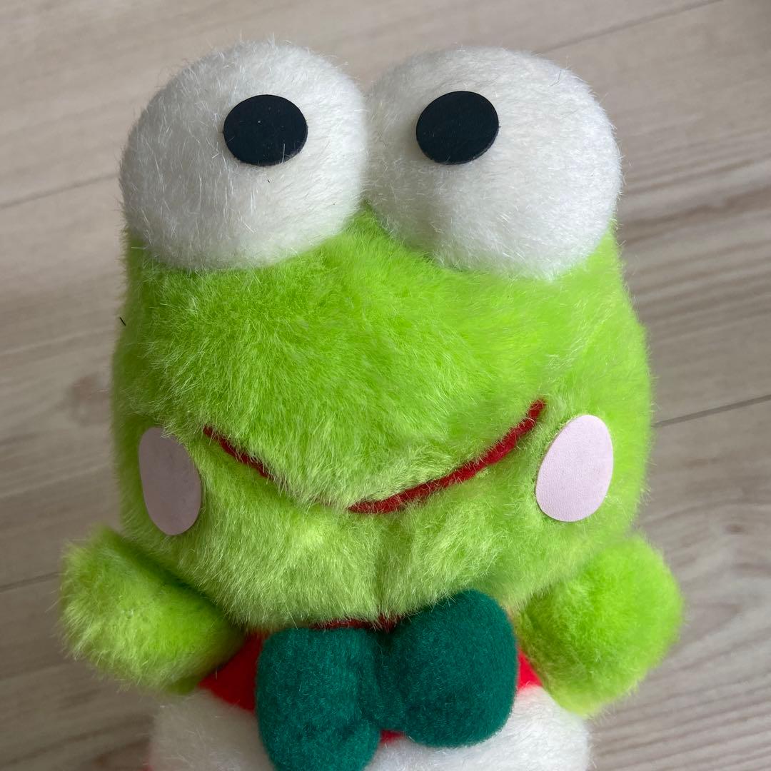 サンリオ けろけろけろっぴ ぬいぐるみ 旧ロゴ レトロ 日本製 音が鳴る