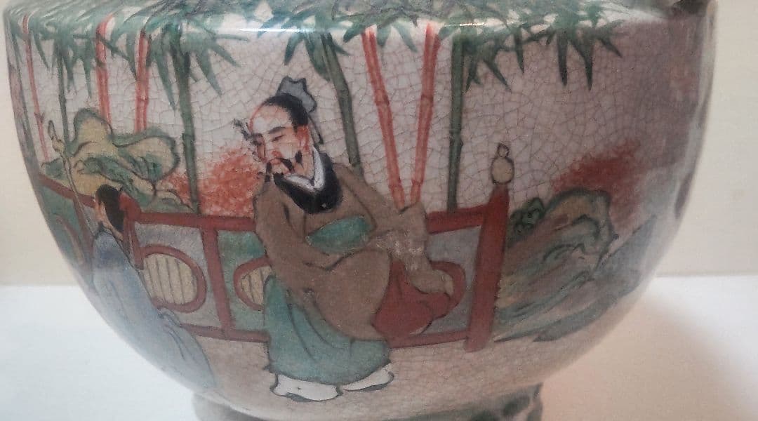 青木木米 九谷焼三足香炉/Aoki Mokubei Tripod Censer - メルカリ