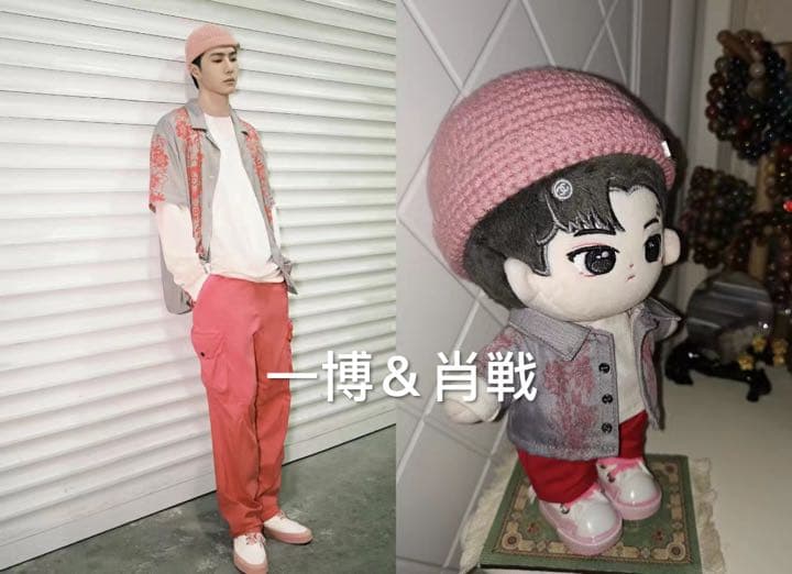 ご確認用 王一博 ぬいぐるみ 20cm お洋服 着せ替え ハンドメイド 受付