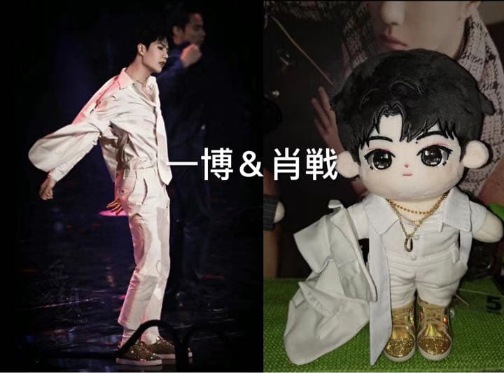 ご確認用 王一博 ぬいぐるみ 20cm お洋服 着せ替え ハンドメイド 受付