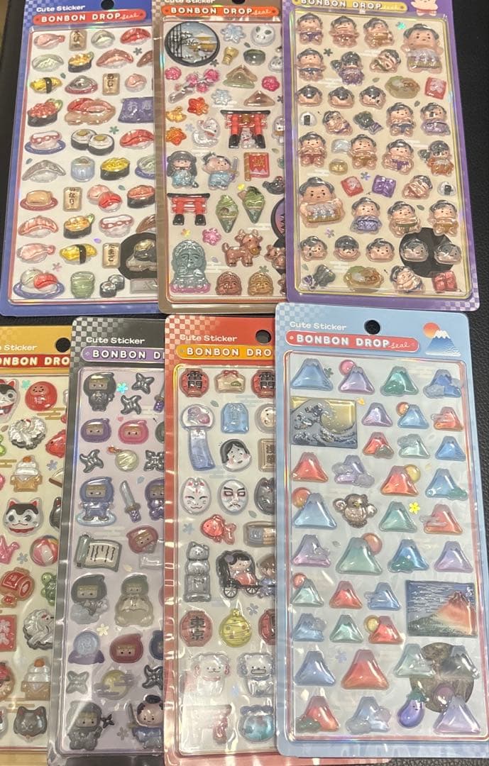 正規品】BONBON DROP シールセット 6枚入り ボンボンドロップ