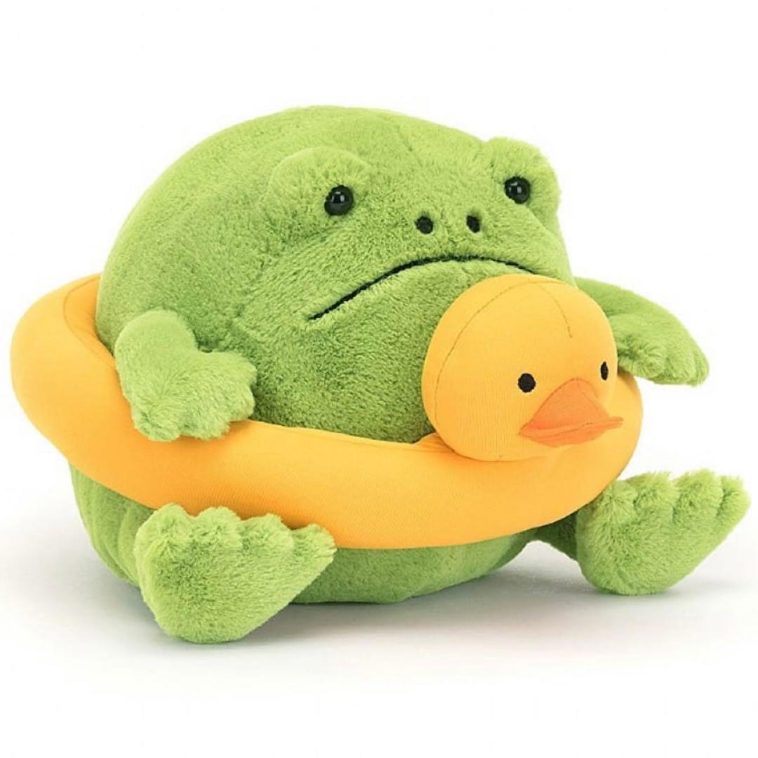 新品　夏　カエル　浮き輪　ジェリーキャット　ぬいぐるみ　かえる　frog