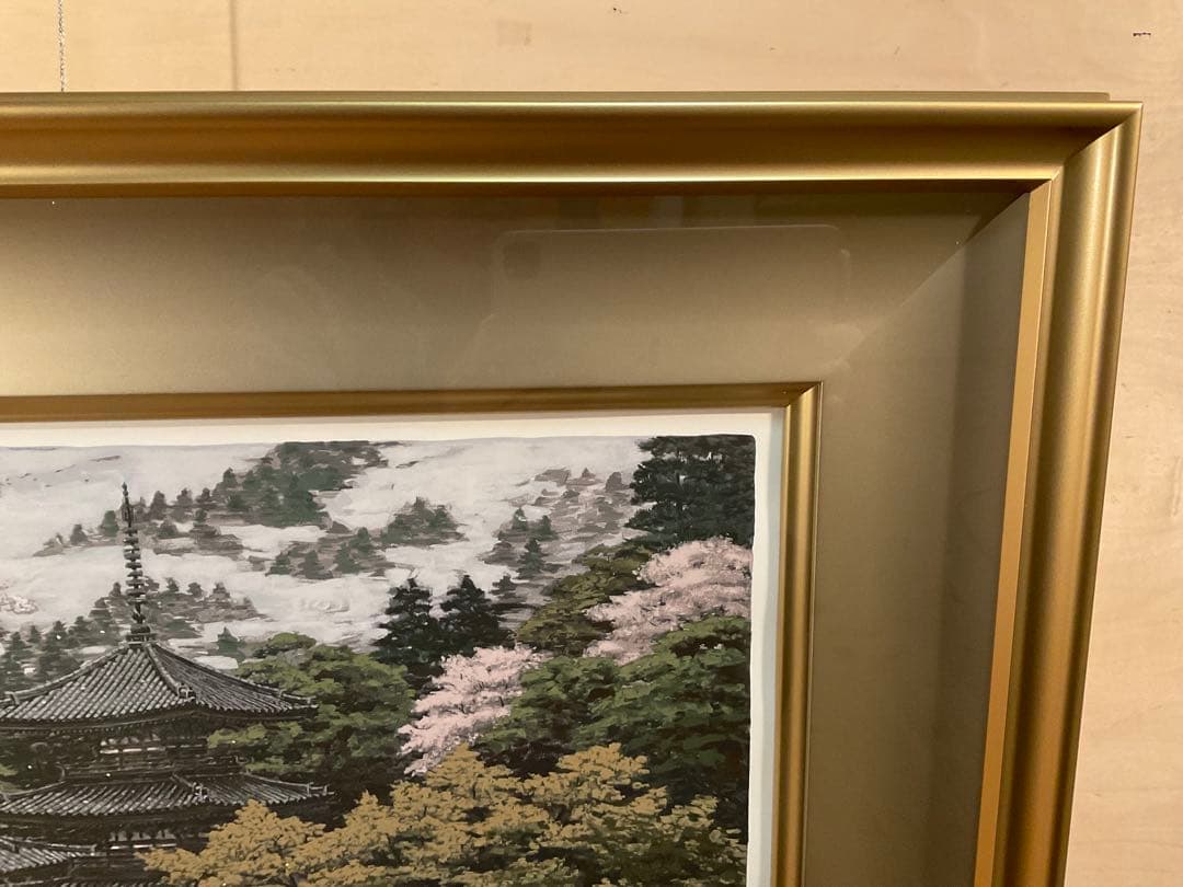 澁澤卿 「春霽秀発」 シルクスクリーン 落款・エディション・作品証明