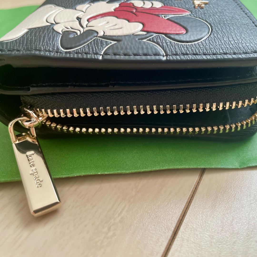 新品未使用❤︎ ケイトスペード ディズニー コラボ ミニー 折り財布