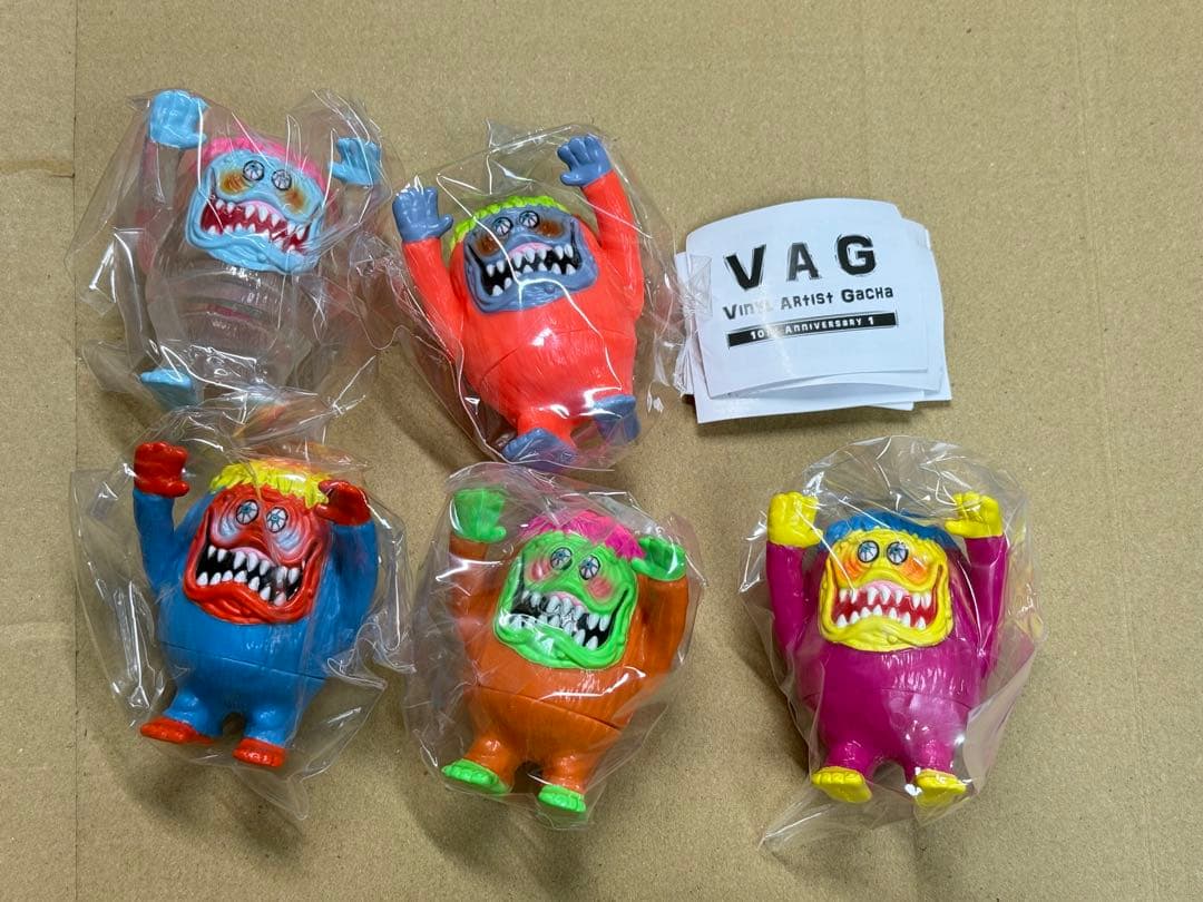 全5種セット VAG 10th VONGO ボンゴ ガチャ シェルターバンク VAG