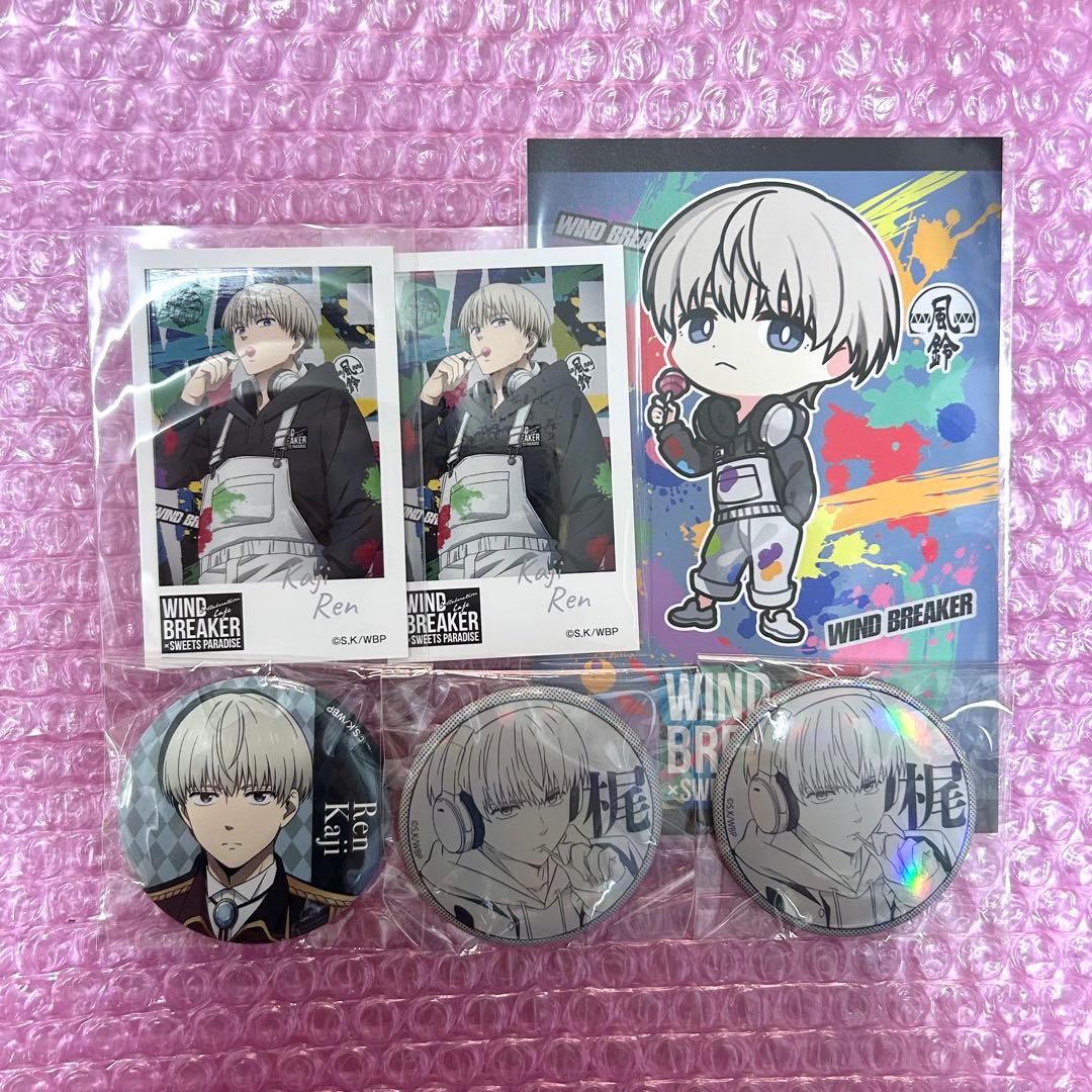 WINDBREAKER】ウィンブレ 梶蓮 缶バッジ カード スイパラ - メルカリ