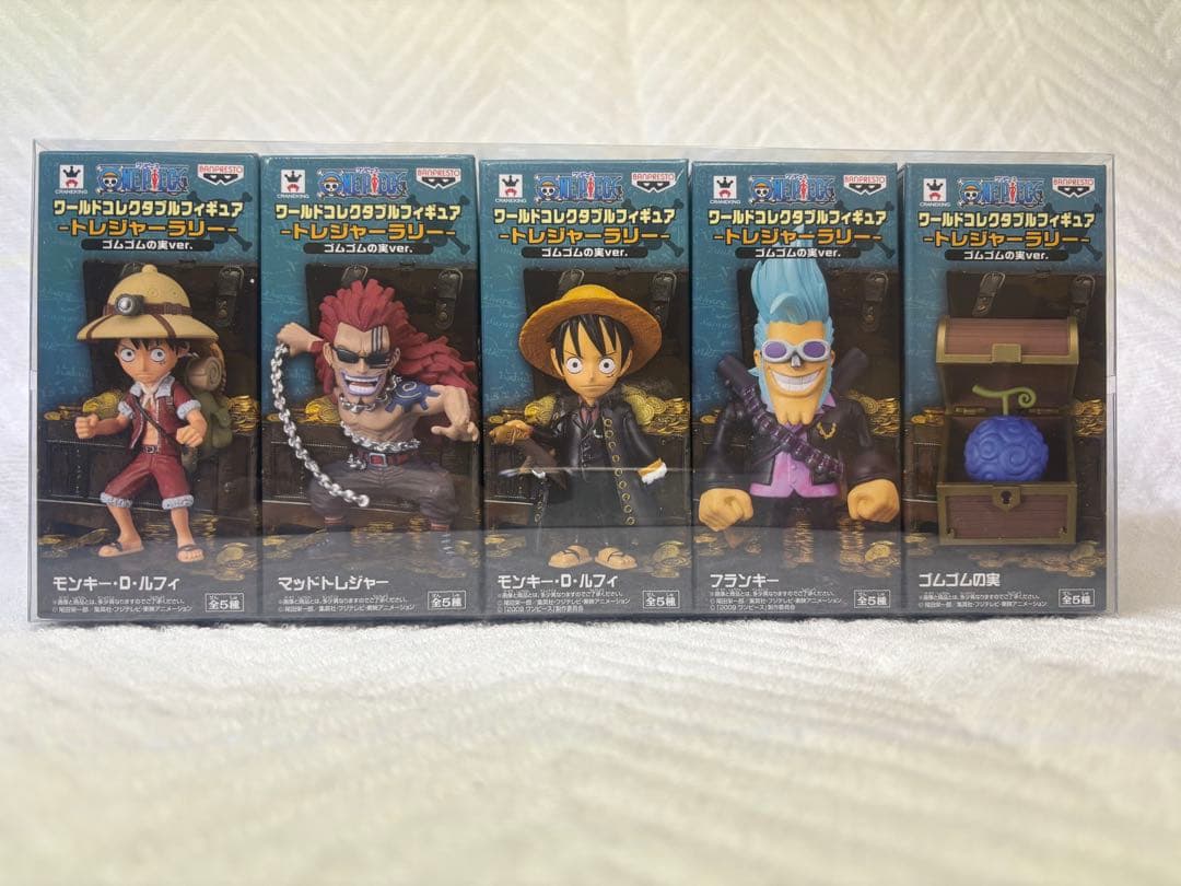 ワンピース ワールドコレクタブルフィギュア トレジャーラリー5種