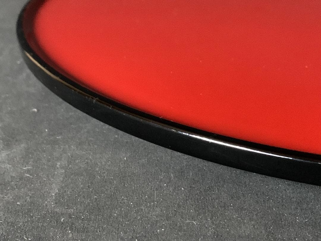 東大寺 二月堂練行衆盤写 木製 日の丸盆 共箱 780