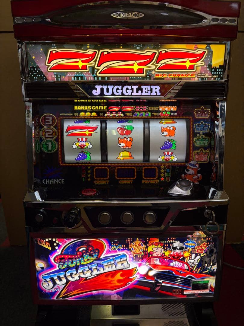 ファンキージャグラー 実機 コイン不要機セット ファンキージャグラー