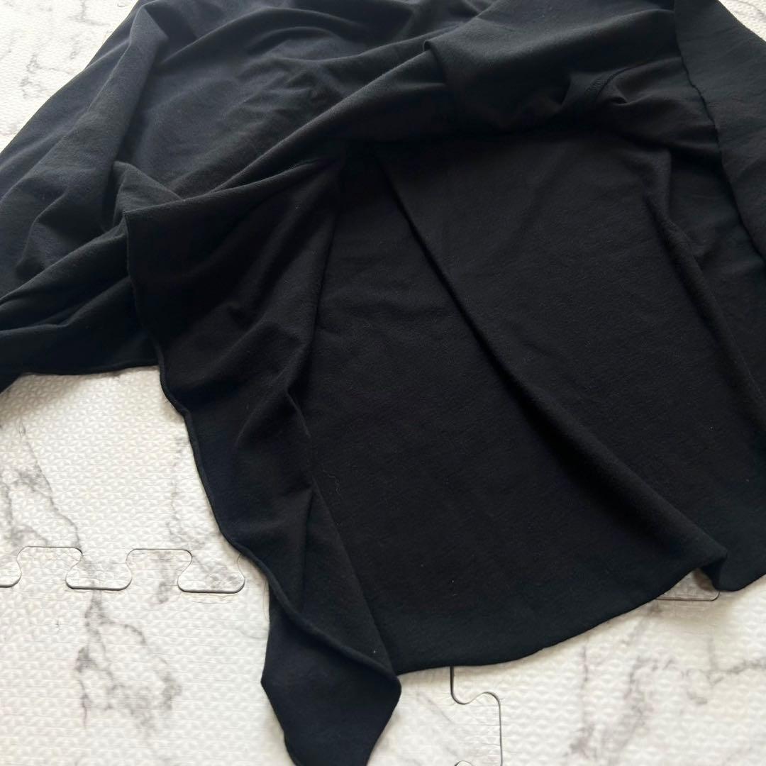 美品✨イッセイミヤケ 変形 アシンメトリー スカート コットン ブラック 3