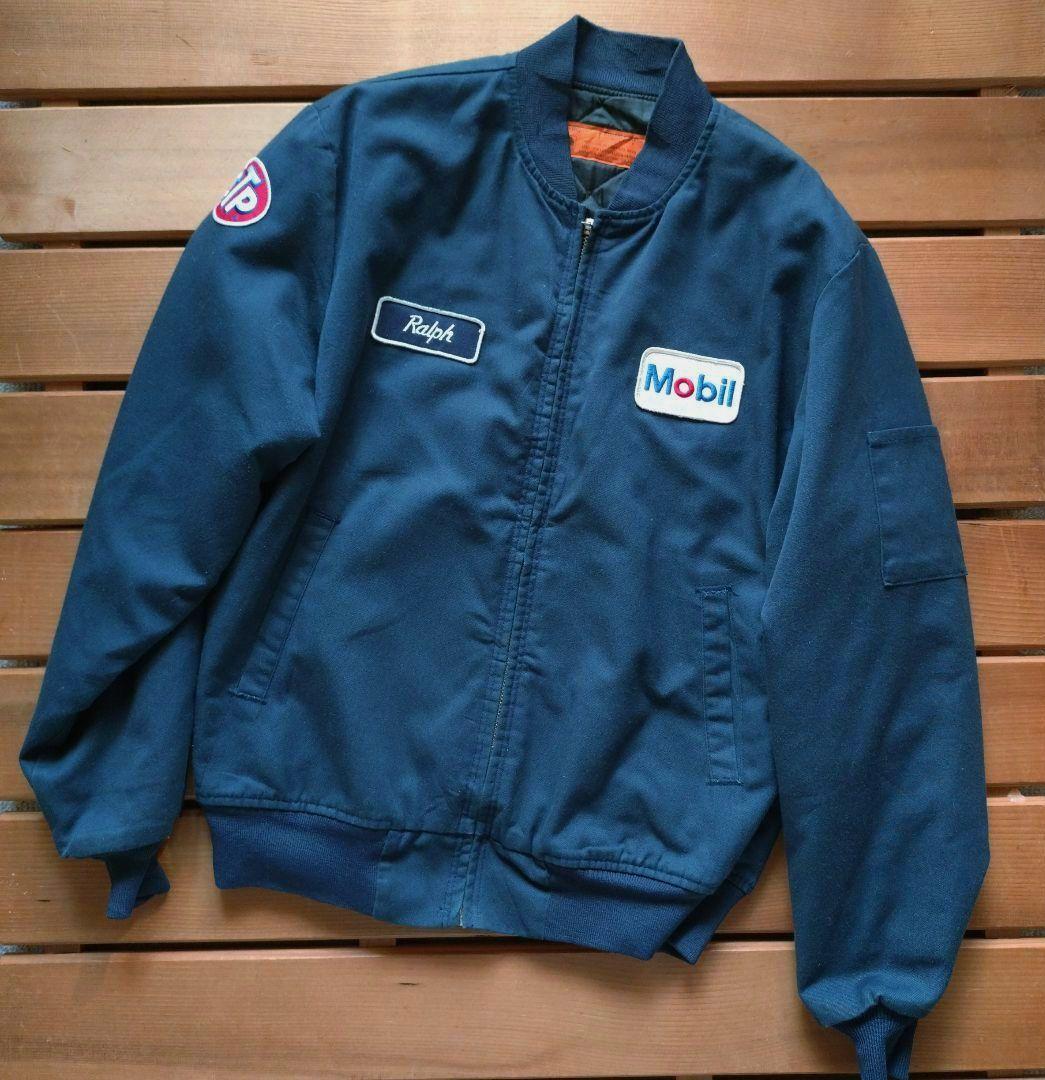 60-70's REDKAP ワークジャケットUSA製　\"Mobil\"