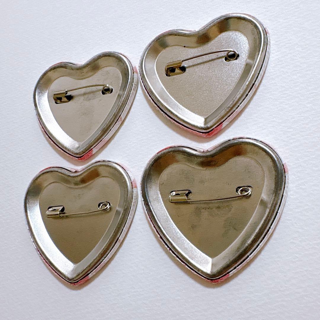 王室教師ハイネ　缶バッジ　ハート　まとめ売り　マルイ